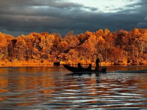 Bristol Bay fishing lodge boats and equipment in Alaska 