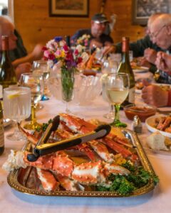 Bristol Bay fishing lodge all inclusive lodge meals in Alaska 