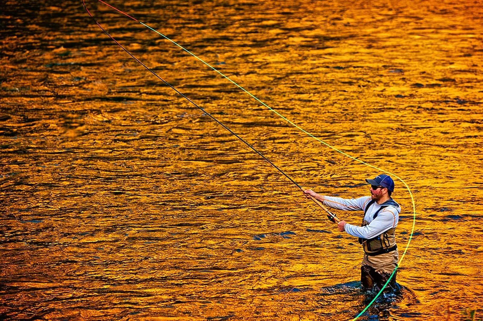 Fly fishing for steelhead