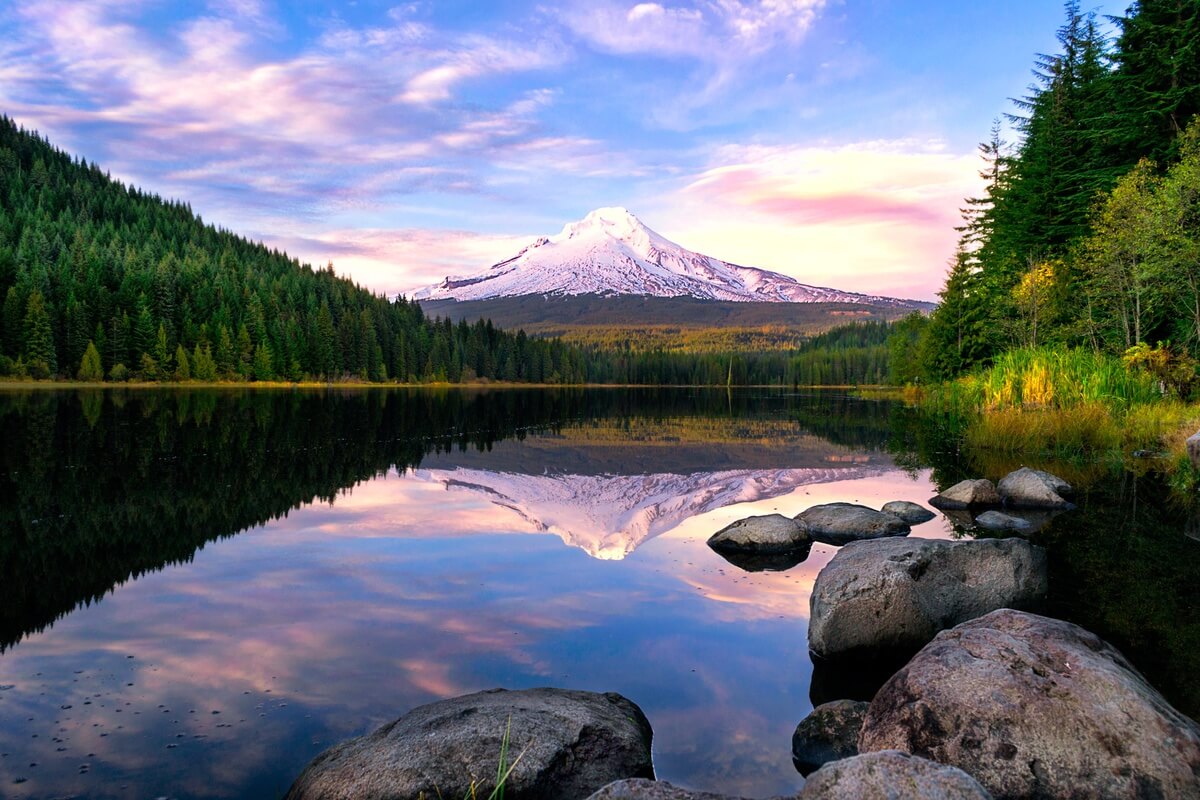 Mount hood Oregon lake fishing